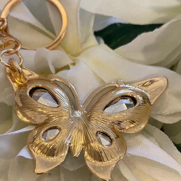 RESERVED🦋Elegant  Butterfly Keychain NWOT - Picture 6 of 7